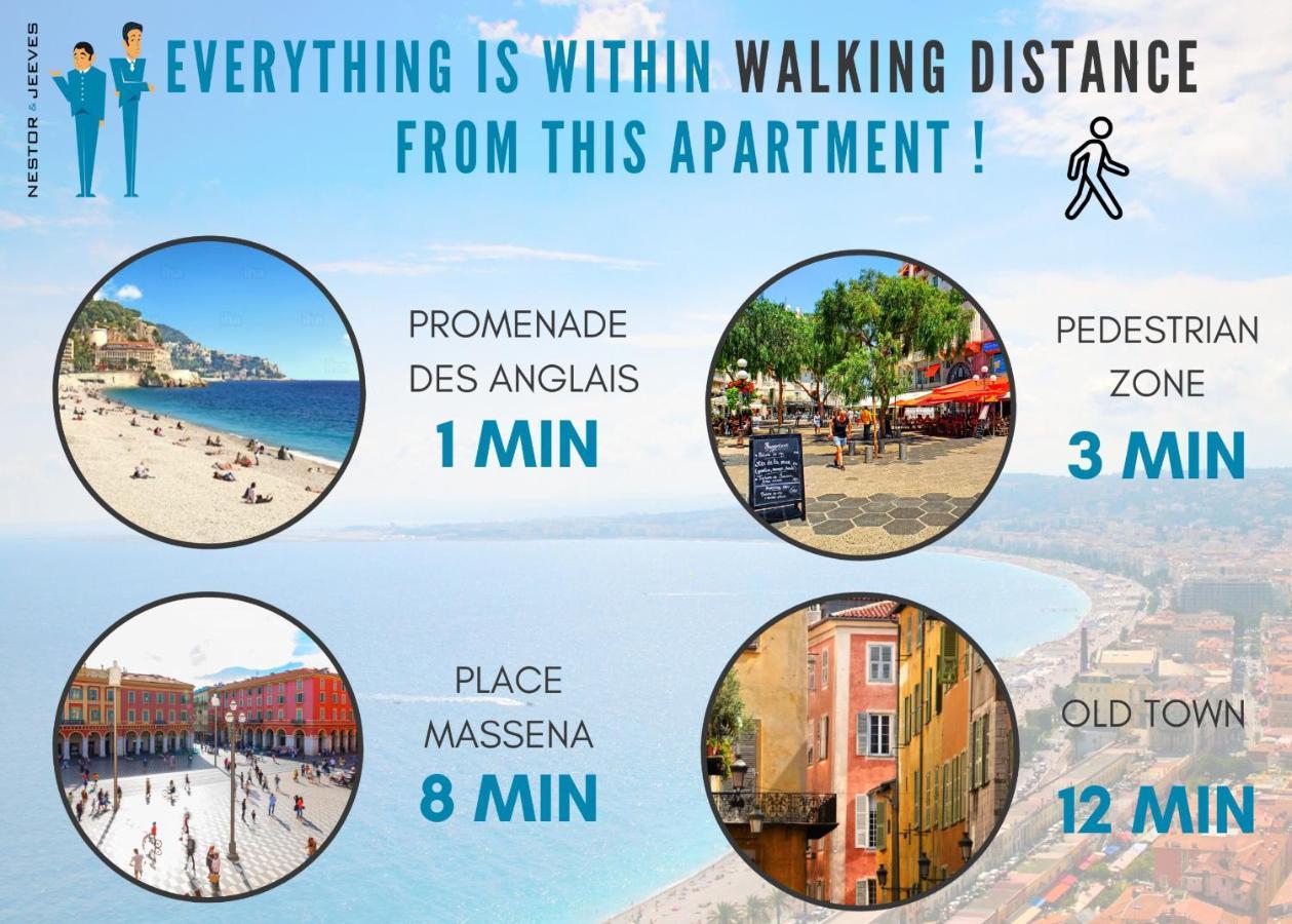 Nestor&Jeeves - City Break - Central - Very Close Sea Nizza Exterior foto
